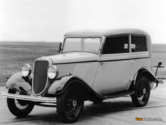 Ford Model Y 2-door Saloon 1932–37 wallpapers (640 x 480)