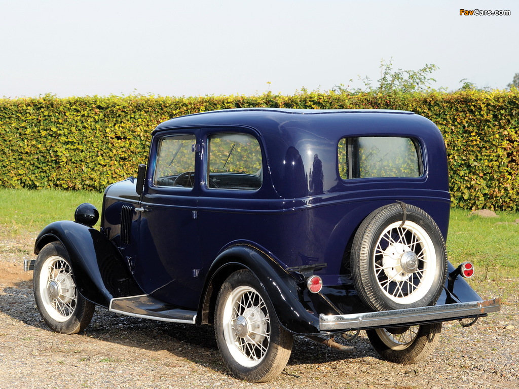 Ford Model Y Long Rad Tudor Saloon 1933–37 wallpapers (1024 x 768)