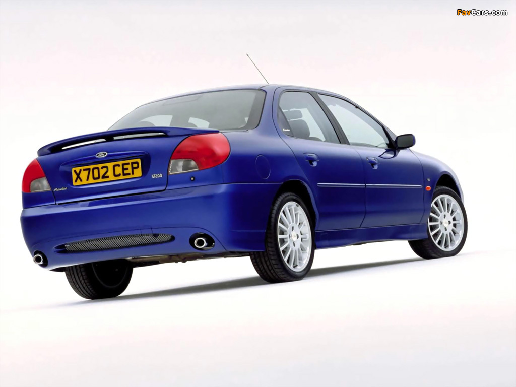 Ford Mondeo ST200 Sedan 1999–2000 pictures (1024 x 768)