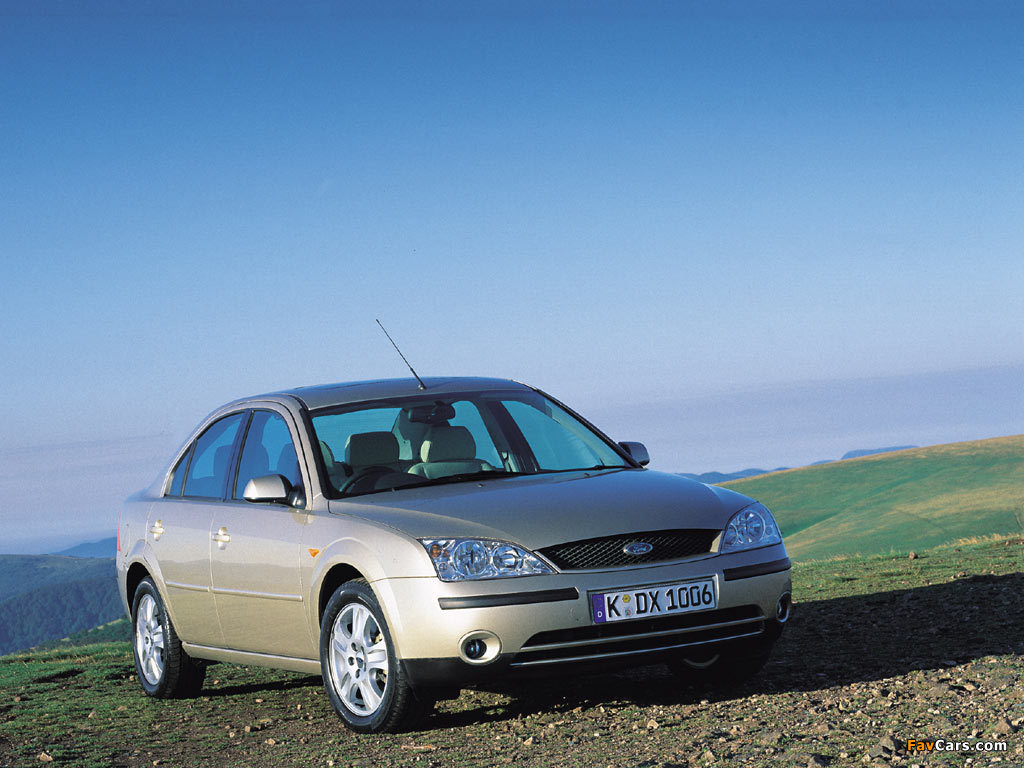 Ford Mondeo Sedan 2000–04 pictures (1024 x 768)