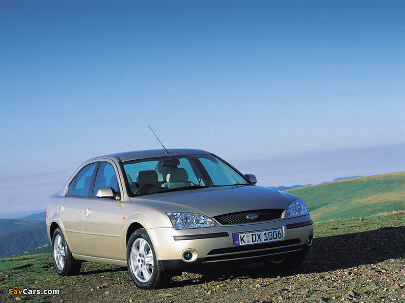 Ford Mondeo Sedan 2000–04 pictures (800 x 600)