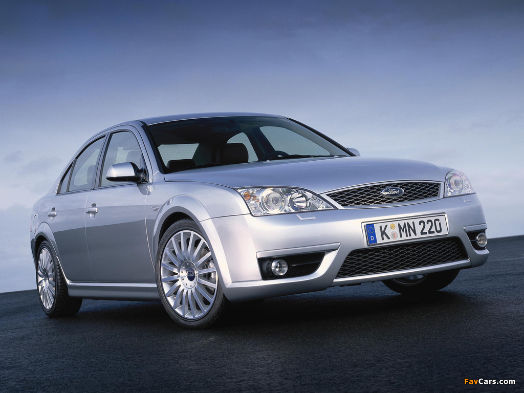 Ford Mondeo ST220 Sedan 2002–04 wallpapers (1024 x 768)