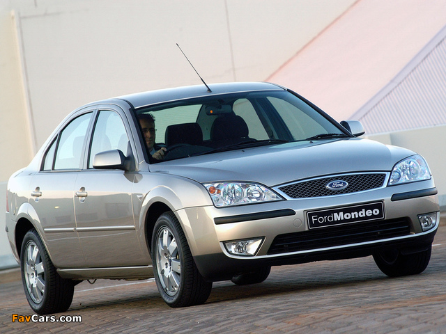 Ford Mondeo Sedan ZA-spec 2004–07 photos (640 x 480)