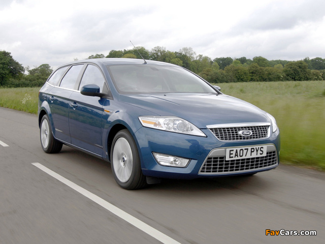 Ford Mondeo Turnier UK-spec 2007–10 images (640 x 480)