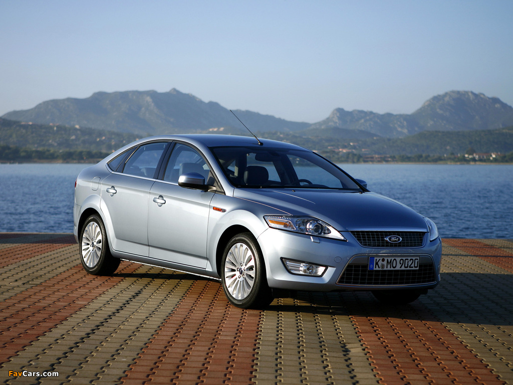 Ford Mondeo Hatchback 2007–10 wallpapers (1024 x 768)