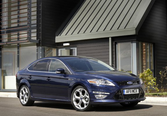 Ford Mondeo Titanium X Hatchback UK-spec 2010–13 wallpapers