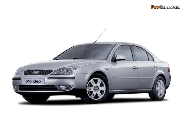 Ford Mondeo Sedan 2004–07 wallpapers (640 x 480)