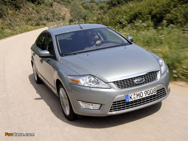 Ford Mondeo Sedan 2007–10 wallpapers (640 x 480)