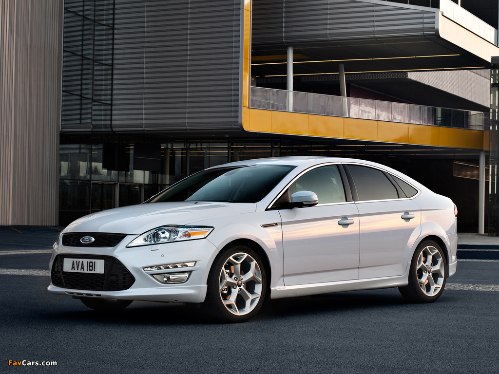 Ford Mondeo Titanium X Hatchback UK-spec 2010–13 wallpapers (1024 x 768)