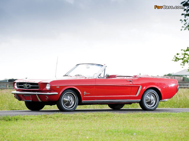 Mustang 289 Convertible 1965 photos (640 x 480)