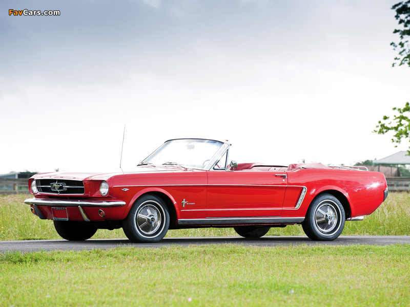 Mustang 289 Convertible 1965 photos (800 x 600)