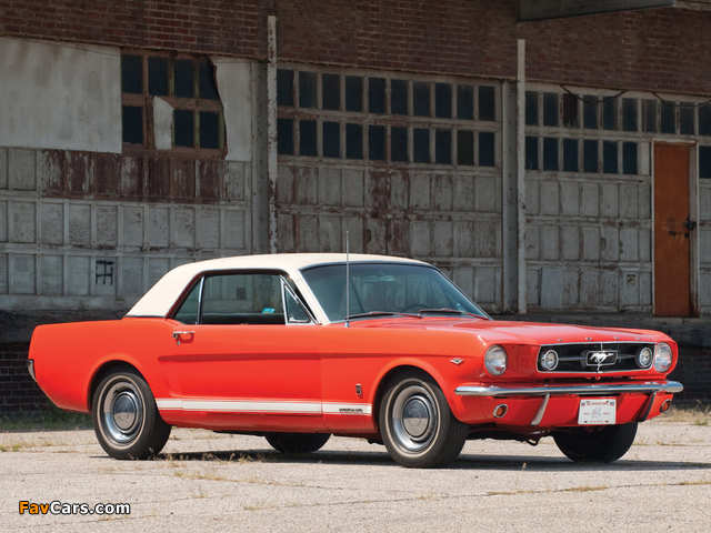 Mustang GT Coupe 1965 pictures (640 x 480)