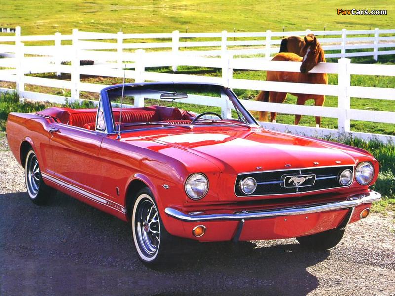 Mustang GT Convertible 1965 wallpapers (800 x 600)