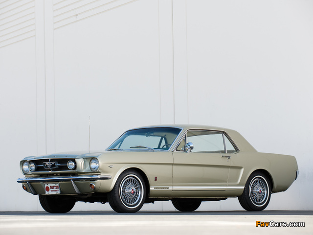 Mustang GT Coupe 1965 wallpapers (640 x 480)