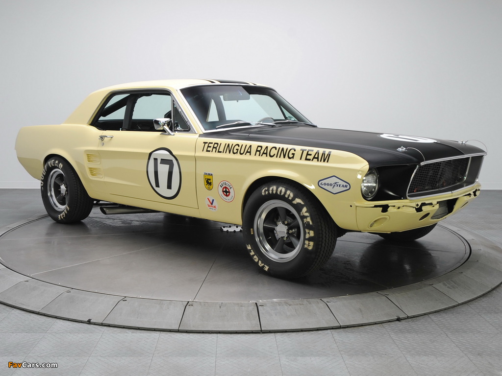 Mustang Coupe Race Car (65B) 1967 images (1024 x 768)