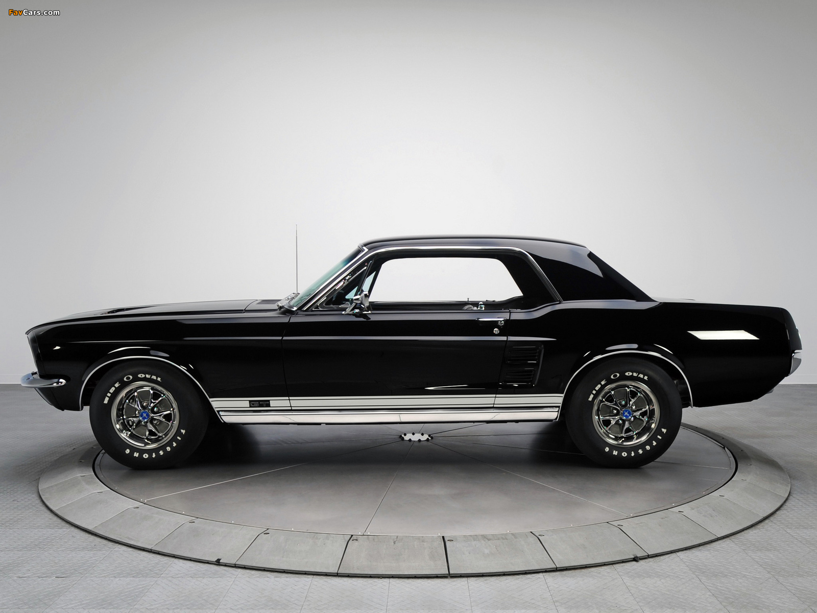Mustang GT Coupe (65B) 1967 pictures (1600 x 1200)