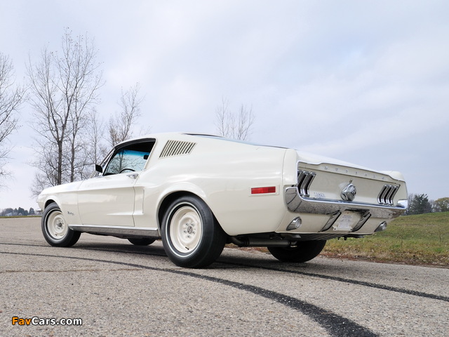 Mustang Lightweight 428/335 HP Tasca Car 1967 wallpapers (640 x 480)