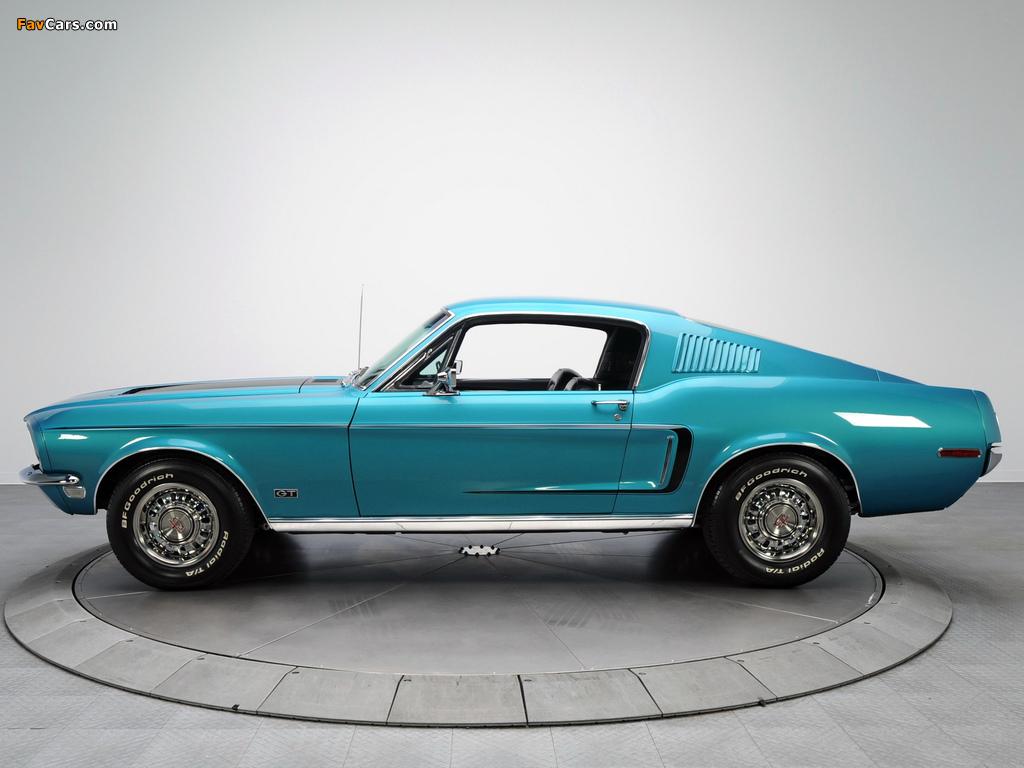 Mustang GT Fastback 1968 images (1024 x 768)