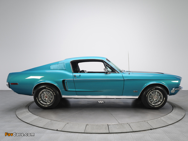 Mustang GT Fastback 1968 pictures (640 x 480)