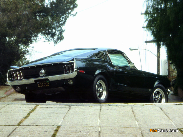 Mustang GT Fastback 1968 wallpapers (640 x 480)