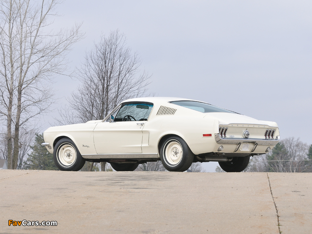 Ford Mustang Lightweight 428/335 HP Tasca Car 1968 wallpapers (640 x 480)