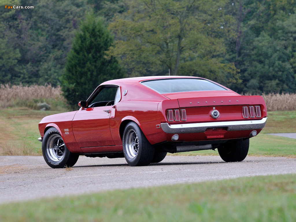 Ford Mustang Boss 429 (63B) 1969 wallpapers (1024 x 768)