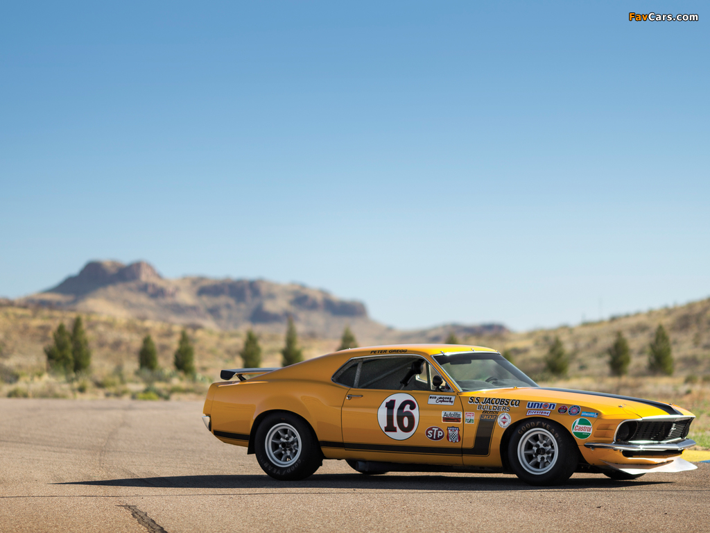 Ford Mustang Boss 302 Trans-Am Race Car 1970 photos (1024 x 768)