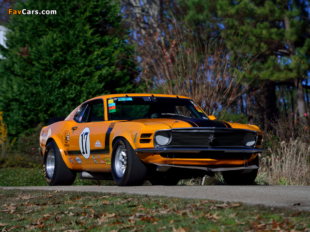 Ford Mustang Boss 302 Trans-Am Race Car 1970 pictures (640 x 480)