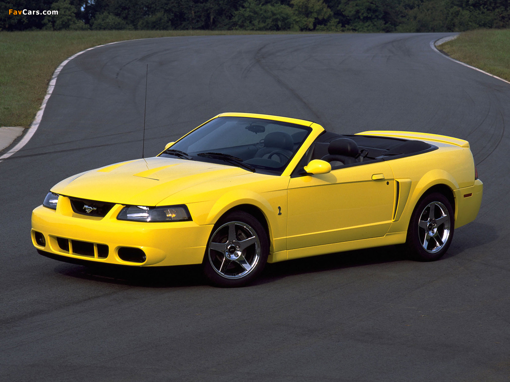 Mustang SVT Cobra Convertible 1999–2002 images (1024 x 768)