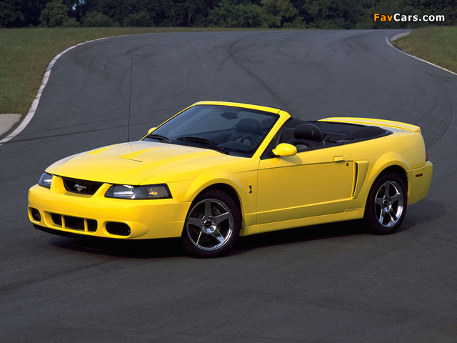 Mustang SVT Cobra Convertible 1999–2002 images (640 x 480)