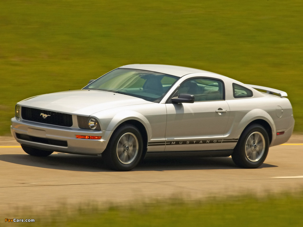 Mustang Coupe 2005–08 photos (1024 x 768)