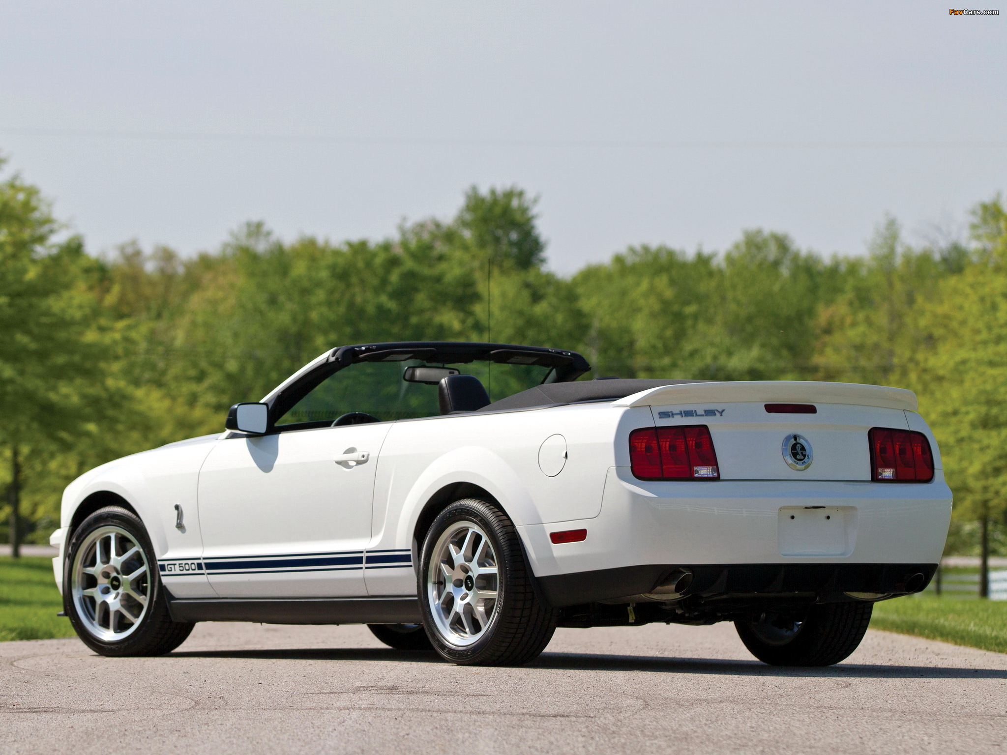 Shelby GT500 Convertible 2005–08 pictures (2048 x 1536)
