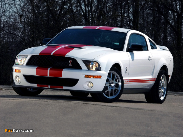 Shelby GT500 Red Stripe Appearance Package 2007 pictures (640 x 480)