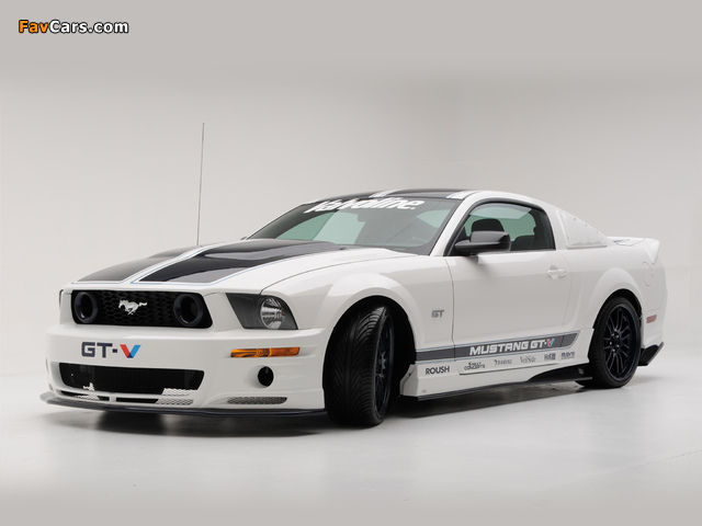 Roush Mustang GT-V 2008 wallpapers (640 x 480)