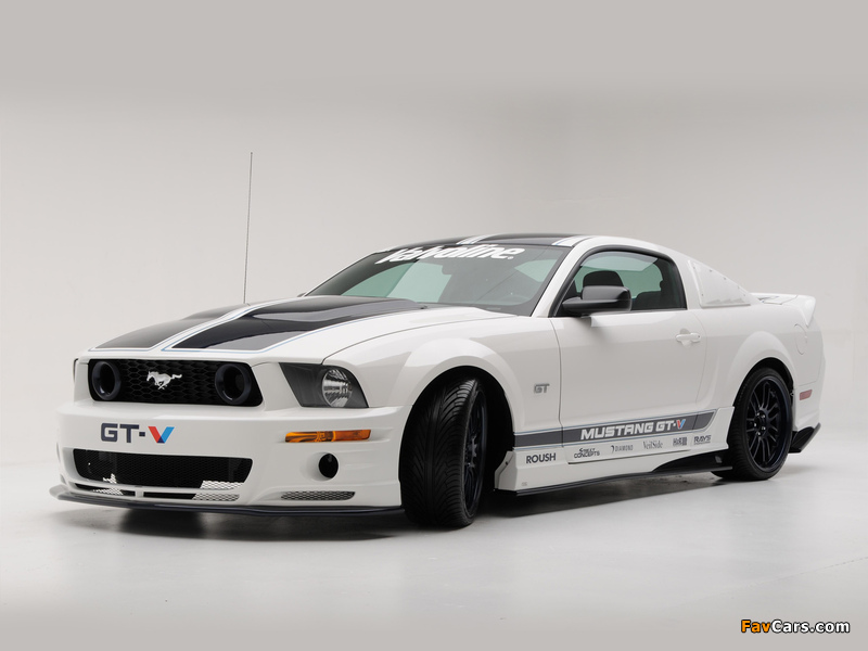 Roush Mustang GT-V 2008 wallpapers (800 x 600)