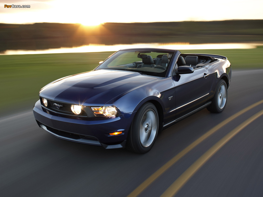 Mustang GT Convertible 2009–12 images (1024 x 768)