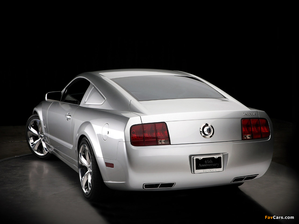 Mustang Iacocca 45th Anniversary Edition 2009 wallpapers (1024 x 768)