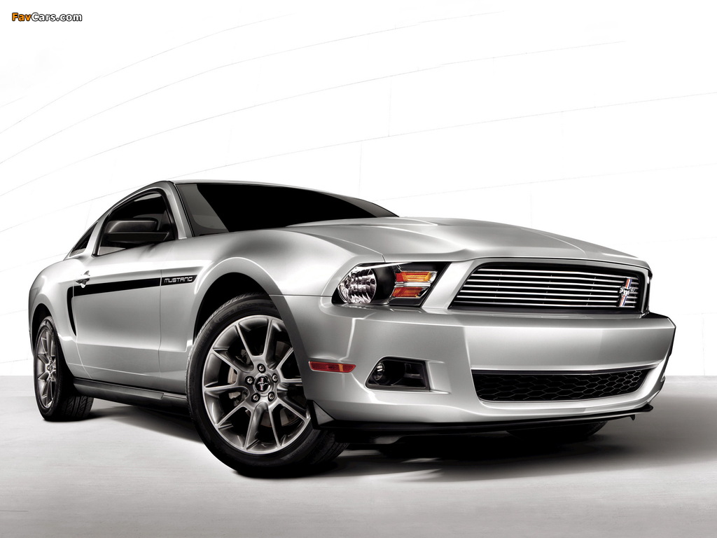 Mustang V6 2009–12 wallpapers (1024 x 768)