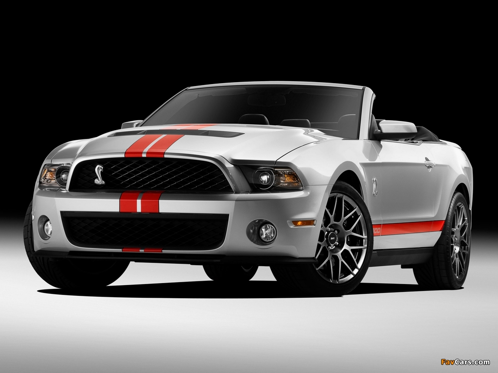Shelby GT500 SVT Convertible 2010–12 images (1024 x 768)