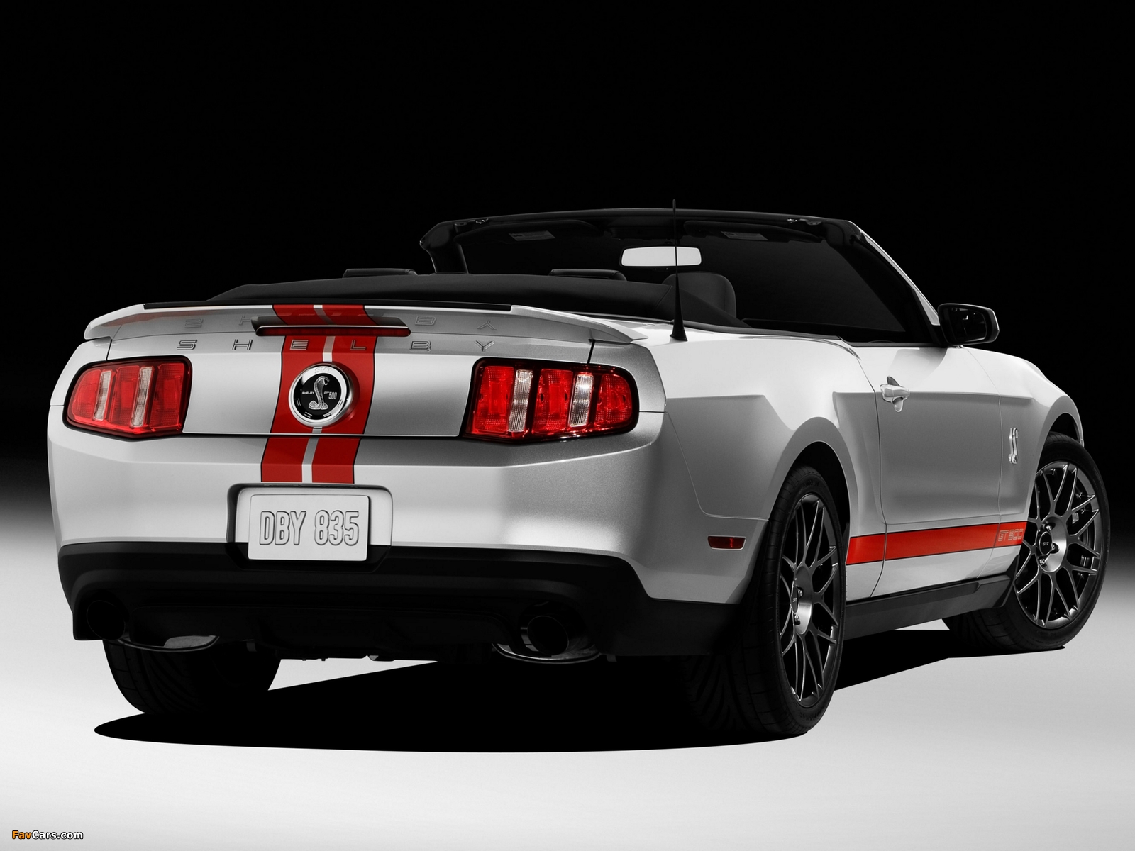 Shelby GT500 SVT Convertible 2010–12 images (1600 x 1200)