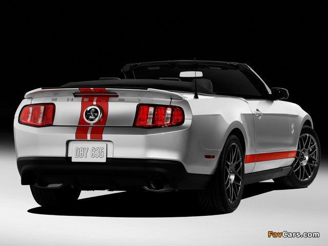 Shelby GT500 SVT Convertible 2010–12 images (640 x 480)