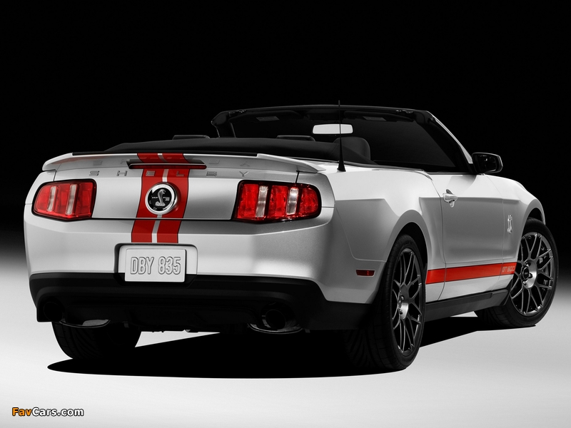 Shelby GT500 SVT Convertible 2010–12 images (800 x 600)