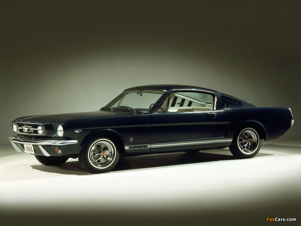 Images of Mustang Fastback 1966 (1024 x 768)