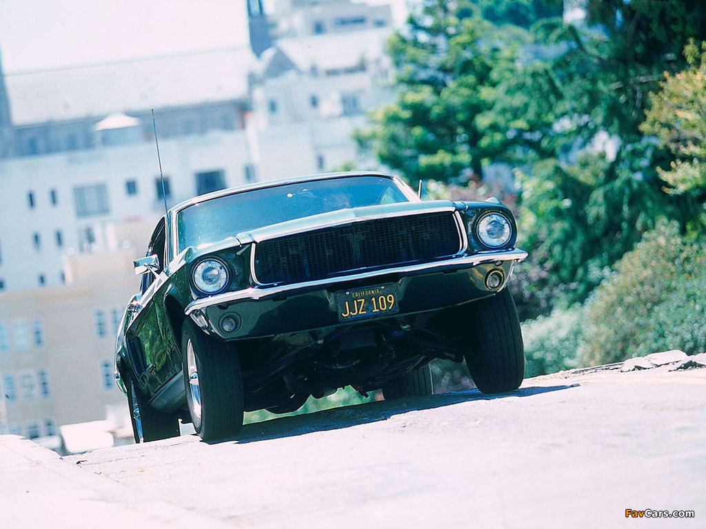 Images of Mustang Fastback GT390 Bullitt 1968 (1024 x 768)