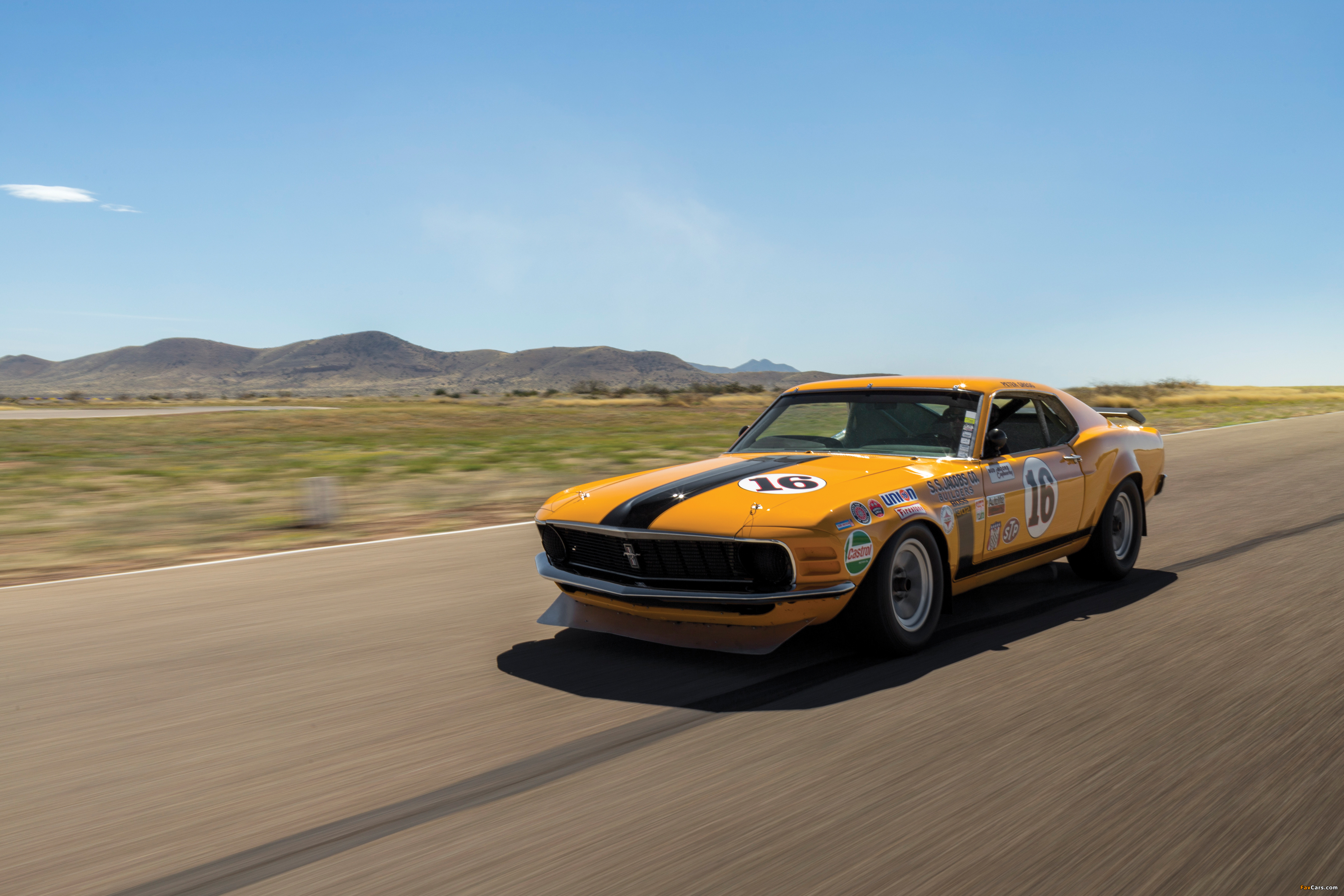 Images of Ford Mustang Boss 302 Trans-Am Race Car 1970 (3600 x 2400)