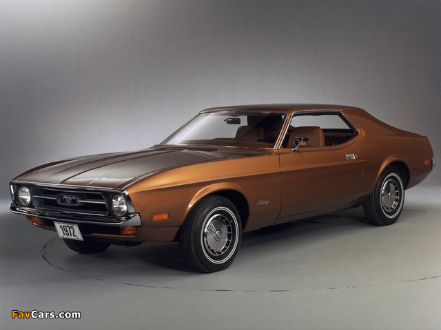 Images of Mustang Coupe 1972 (640 x 480)