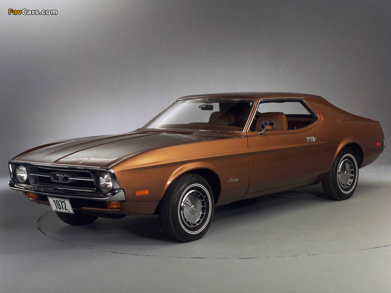 Images of Mustang Coupe 1972 (800 x 600)