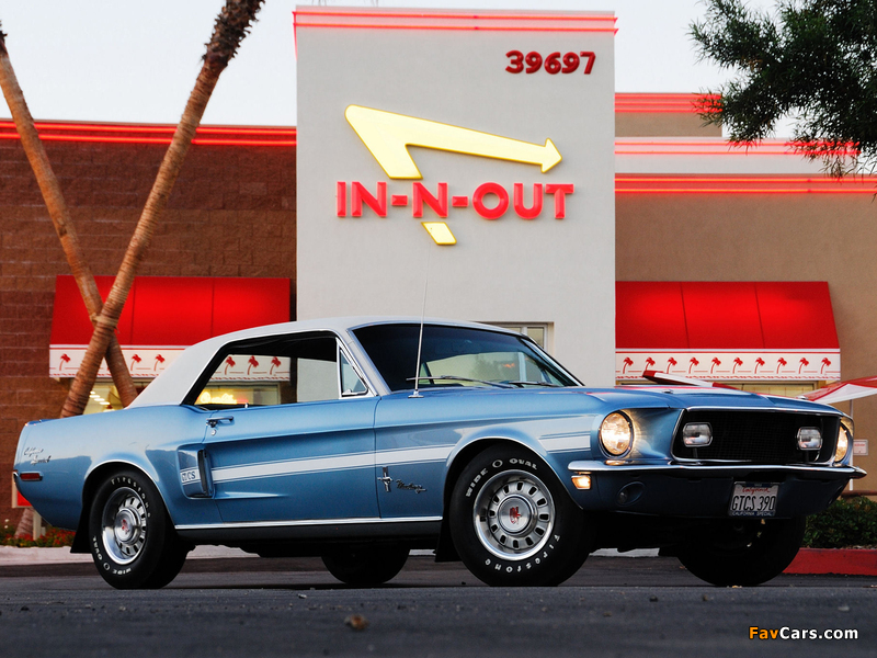 Photos of Mustang GT California Special 1968 (800 x 600)