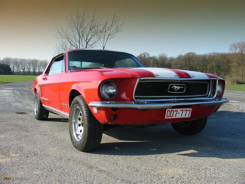Photos of Mustang Coupe 1968 (1024 x 768)