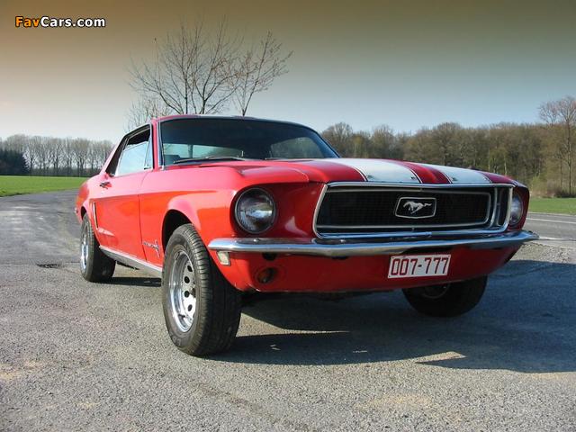 Photos of Mustang Coupe 1968 (640 x 480)